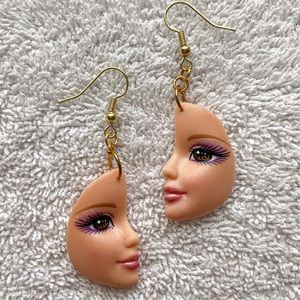 BARBIE HALF FACE/HEAD EARRINGS 💋